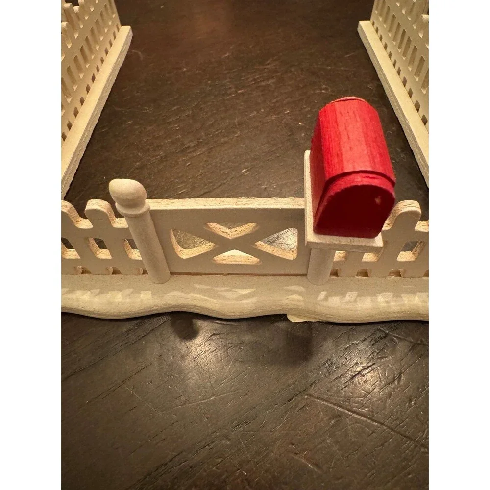 Vintage Mervyn’s Christmas Village Fence